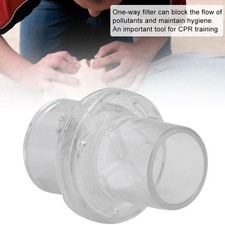 5pcs Rebreather Mouth Breath One Way Valve CPR Mask Artificial Respiration