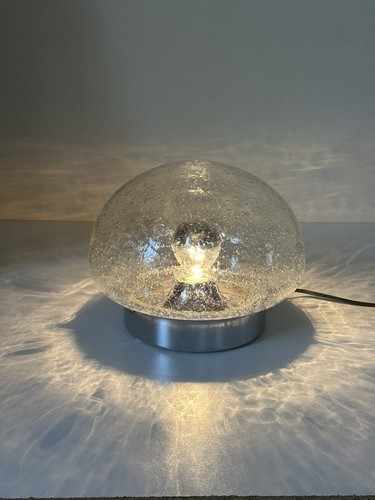 Lampe verre bullé design - verre,
