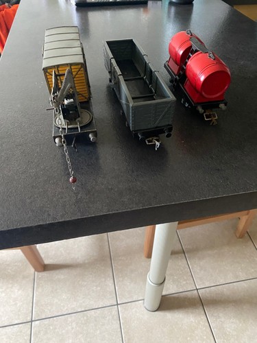 Jep echelle lot 3 wagons - o,