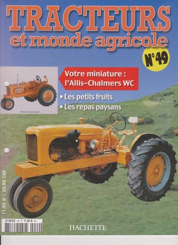 Fascicule tracteurs monde - tracteurs,