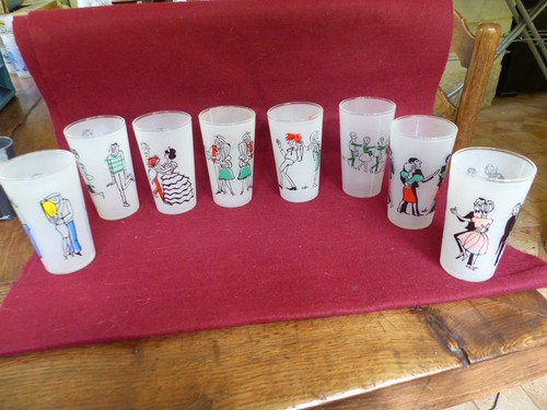 Verres signés cabu en - signés,