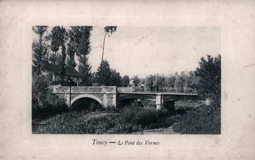Cpa toucy le pont des - toucy,