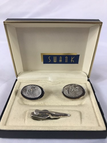 Vintage swank cufflink and - vintage, tie