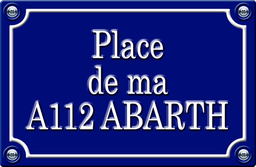 Place a112 abarth 29cm - de,
