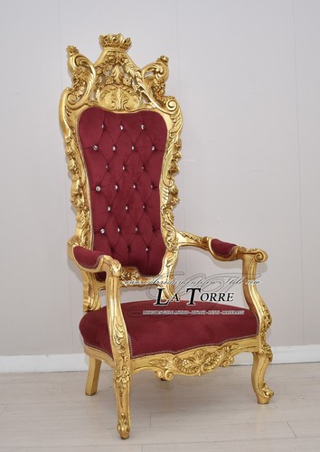 Chaise fauteuil trône baroque - trône,