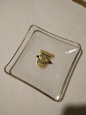 Cendrier vintage (ou vide poche) publicitaire BAUDINET METZ Glaces et Verres