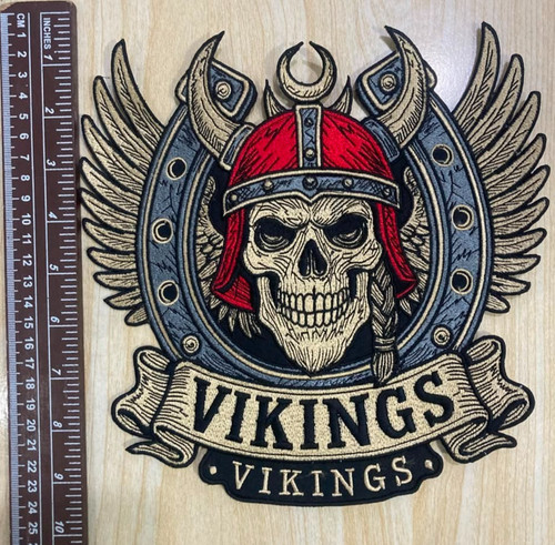 Large viking skull helmet - skull,