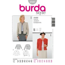 BURDA 8949 VESTE Pour Femmes