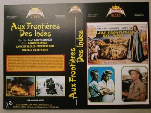 Jaquette vhs aux frontieres - jaquette,