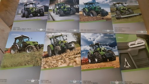 Lot brochures tracteurs - brochures,
