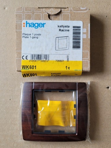 Hager wk601 plaque 1 - hager,