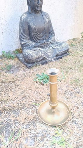 Ancien bougeoir laiton avec - ancien,