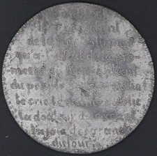 MEDAILLE REVOLUTION 1848 ETAIN