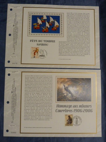 Feuillets cef sur soie - feuillets,