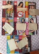 LOT de 8 NUMEROS REVUE SEXY