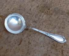 Cuillère en Argent Massif Caviar Confiture Minerve Floral 