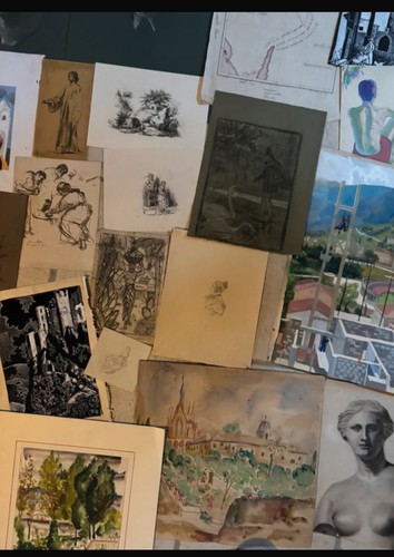 Important lot dessins - lot,