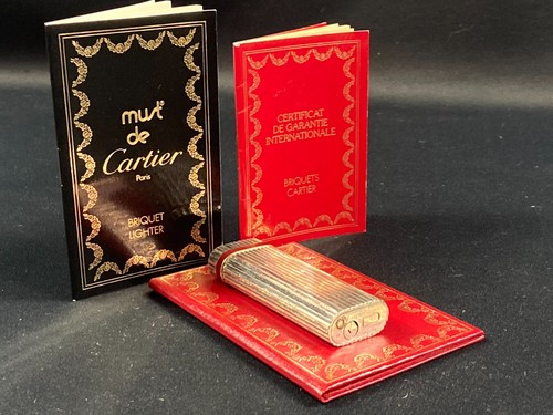 Briquet must cartier en - cartier,