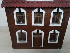 ECHELLE 0. MAQUETTE DECOR DIORAMA. GRANDE MAISON EN BOIS