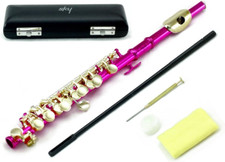 (Paititi) Band Approved Piccolo Key of C with Hard Case, Cloth, Cleaning Rod, Jo