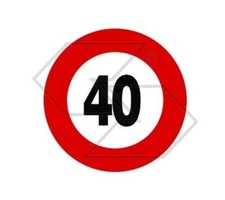 Disque Adhésif Limite Permanente De Vitesse Rétro-réfléchissant NEWGARDENSTORE