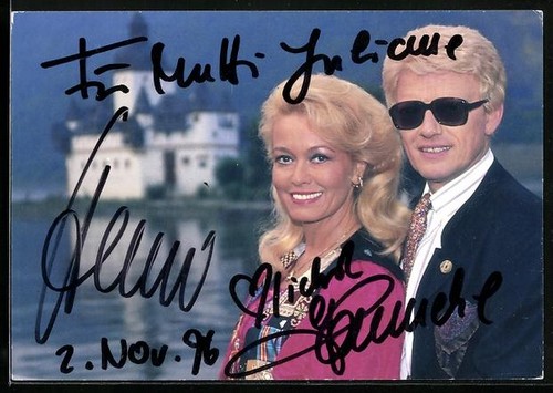 Carte postale chanteur heino - carte,