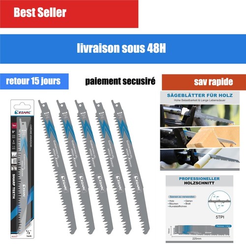 Ezarc lames scie sabre bois - ezarc,