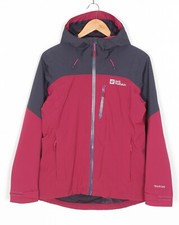 Veste de randonnée JACK WOLFSKIN Go femme taille S UK 8/10 imperméable à capu...