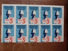Bloc 10 tickets entrée exposition coloniale Paris 1931 