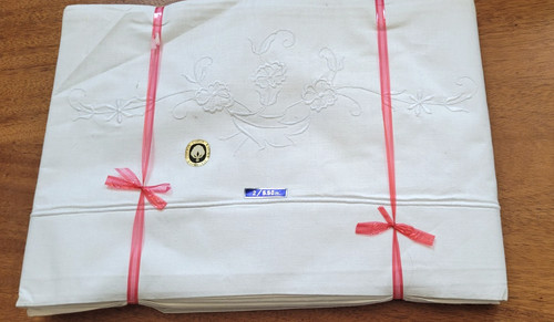 Paire draps vintage années - années, 70