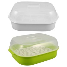  2 Pcs Cuit Vapeur Micro-ondes