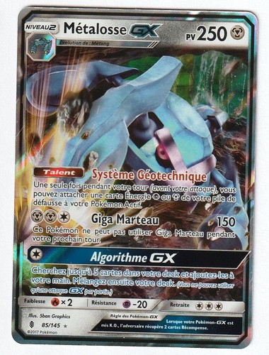 Carte pokemon metalosse - carte, gx