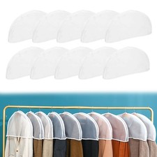 Housses de Vêtements 10 Pièces Housse Costume Lavable Housse Vetements à Susp...