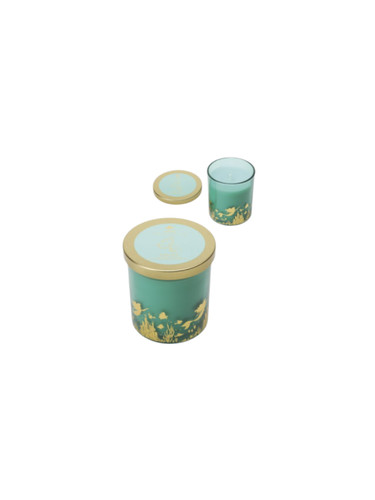 Bougie verre ariel fleur de - en,