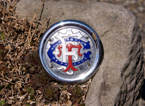 Vintage enamel automobile car - automobile,