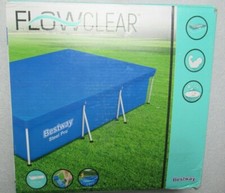 BESTWAY 58106 BACHE 4 SAISONS POUR PISCINE HORS SOL 300x201cm