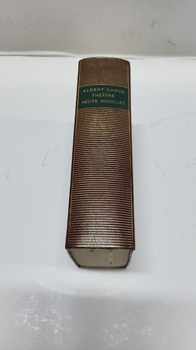 Livre pleiade albert camus - pleiade,