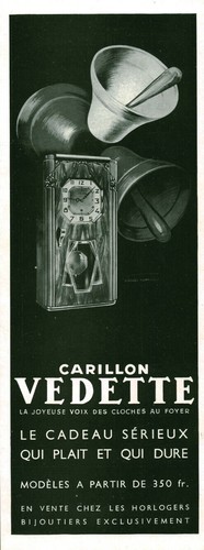 Publicité ancienne pendule - ,
