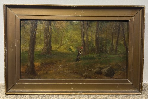 Huile sur panneau xix - huile,