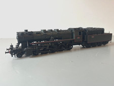 CLAREL/FLEISCHMANN HO LOCO 150 Z 895 SNCF VERTE 3 RAILS CA  SANS BOITE