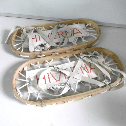 Ancienne paire raquette a - ancienne, de