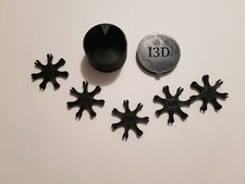 Boite avec 5 étoiles porte amorces 7 branches pour revolver poudre noire