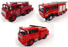 Lot de 3 Camions de Pompiers