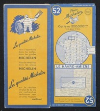 Carte MICHELIN 52 AMIENS LE