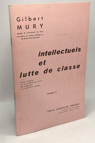 Intellectuels lutte de - intellectuels,
