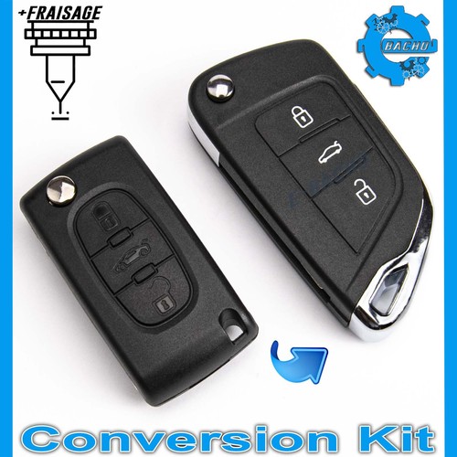 Coque clé pour citroen - clÉ, c4