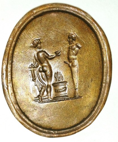 Rare jeton ovale ancien - jeton,