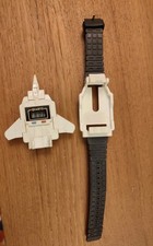montre transformateur avion de chasse jet complète 1980 jouet vintage