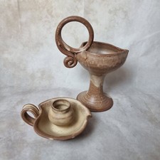 Lot de 2 Bougeoir s à main -