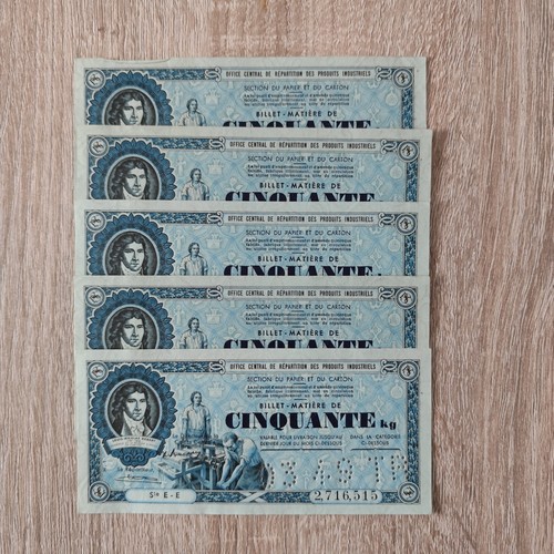 Lot billets matiere kilos - 50,